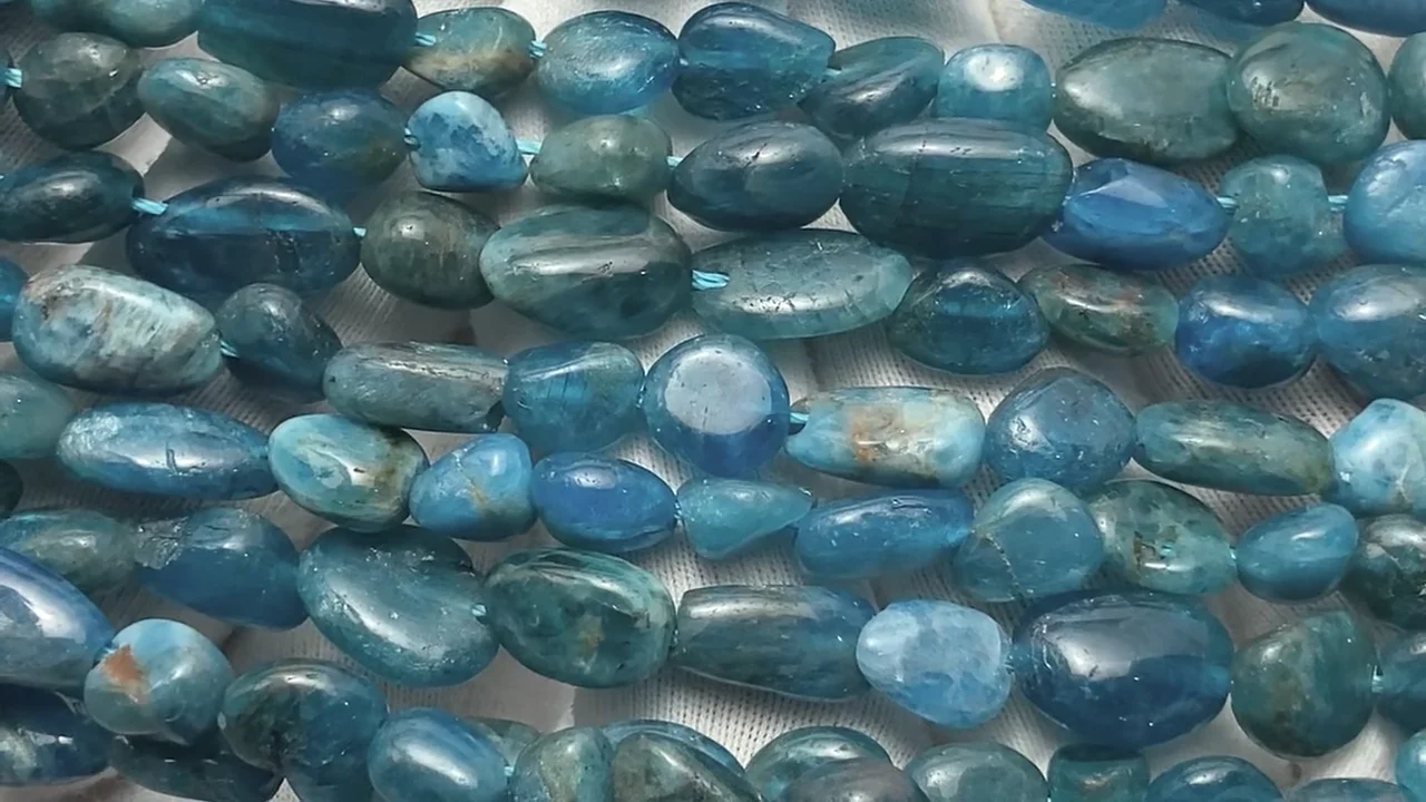 ブルーアパタイト ブルーアパタイト 30x19mm ルース | iichi 日々の暮らしを