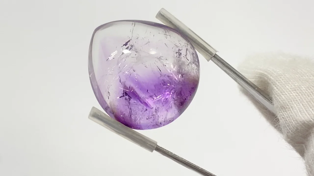 動画】【1点もの】エレスチャルクォーツAA++ ルース 1個 NO.22