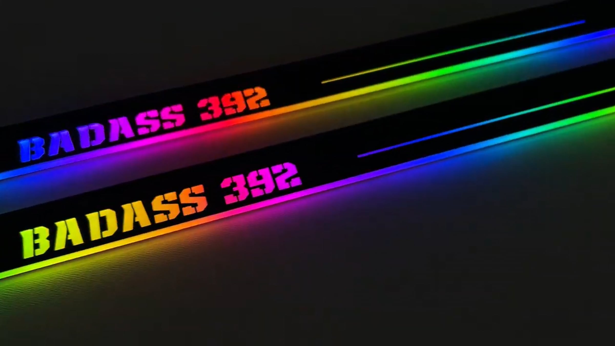 LED door sill finish demonstration video