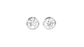 1.00 ct. t.w. Bezel-Set Lab-Grown Diamond Stud Earrings in 14kt White Gold