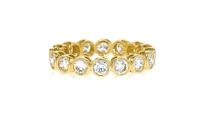 2.00 ct. t.w. Bezel-Set Lab-Grown Diamond Eternity Band in 14kt Yellow Gold
