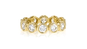 3.00 ct. t.w. Bezel-Set Lab-Grown Diamond Eternity Band in 14kt Yellow Gold