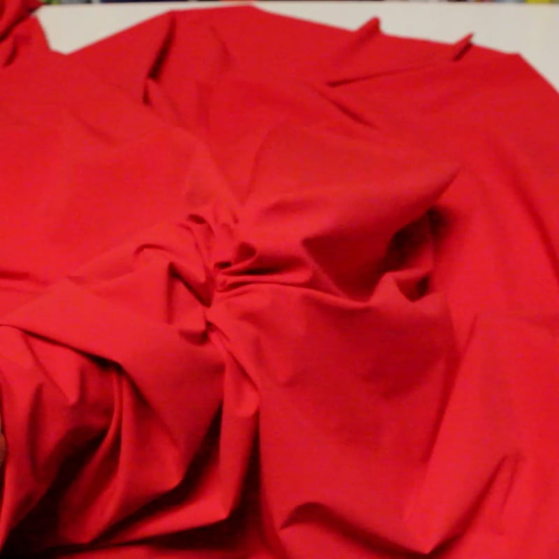 Vidéo: Tissu maillot de bain - Rouge