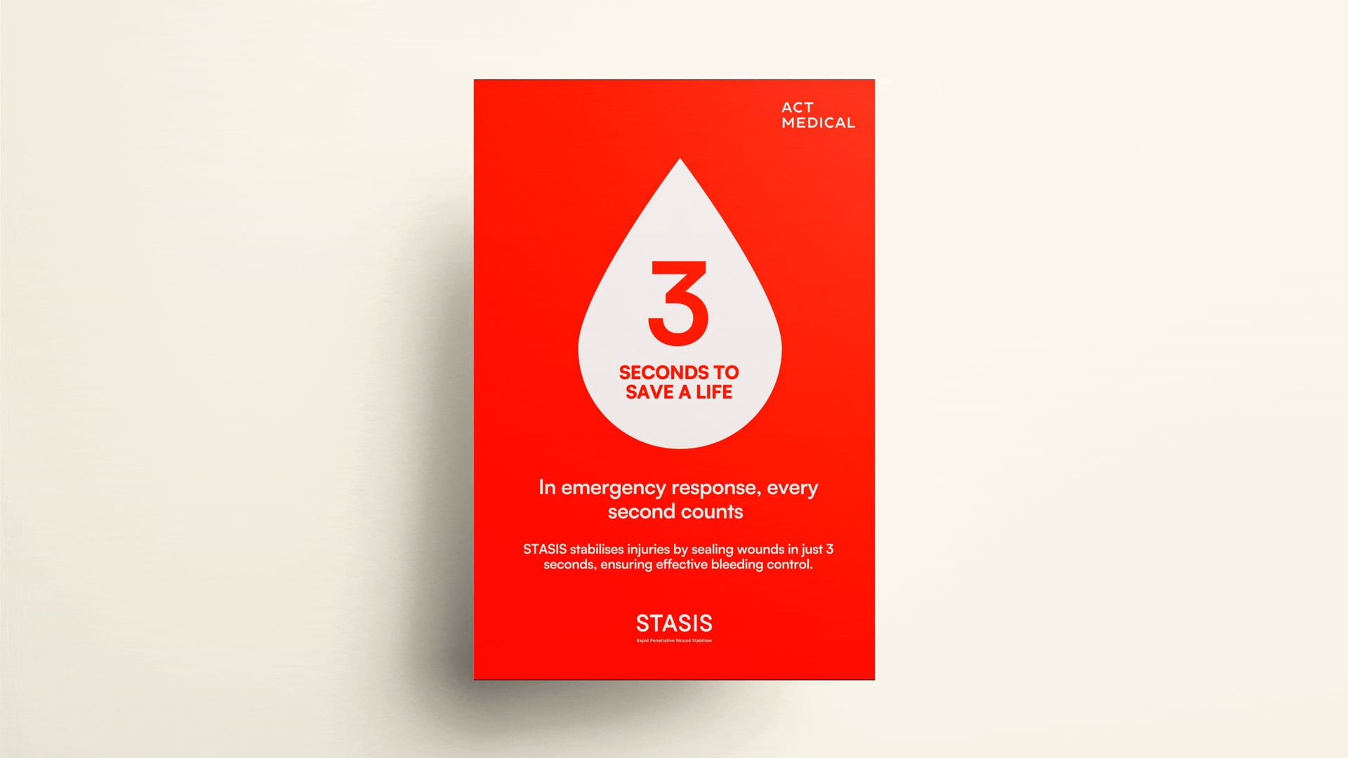 Posters for 3 Seconds to Save a Life – Louise Andrews, BA (Hons) Graphic Design