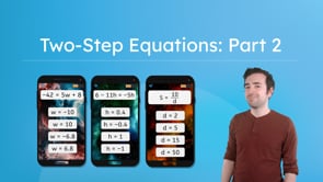 Two-Step Equations: Part 2