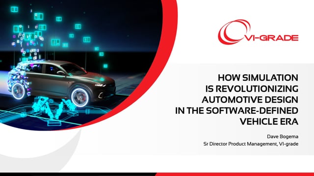 How simulation is revolutionizing automotive design in the software-defined vehicle era