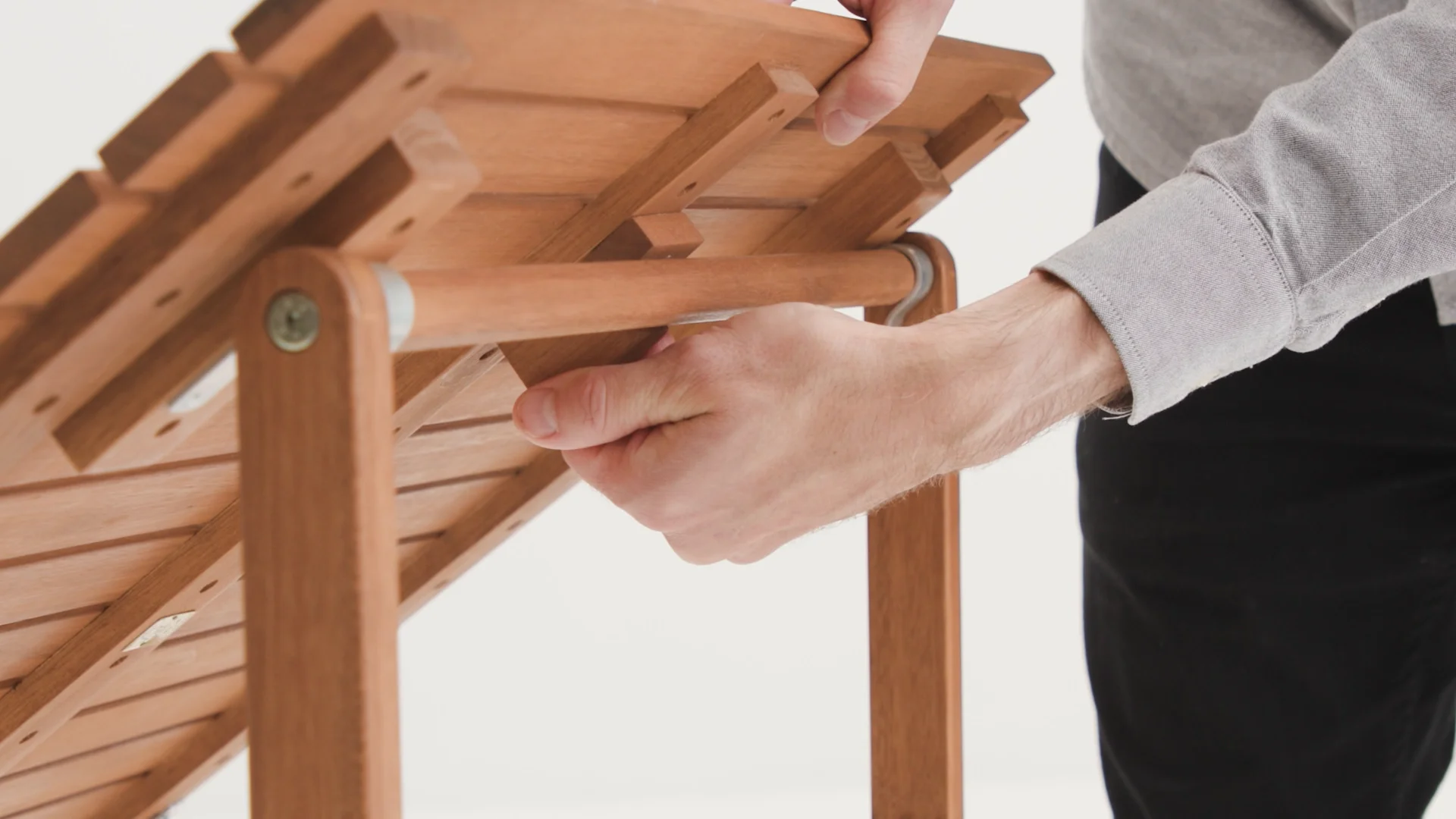 テーブル・チェア・ハンモック NEIGHBORHOOD SRL FOLDING TABLE . PP EGELUND Folding Patio Table (FSC Acacia Wood)