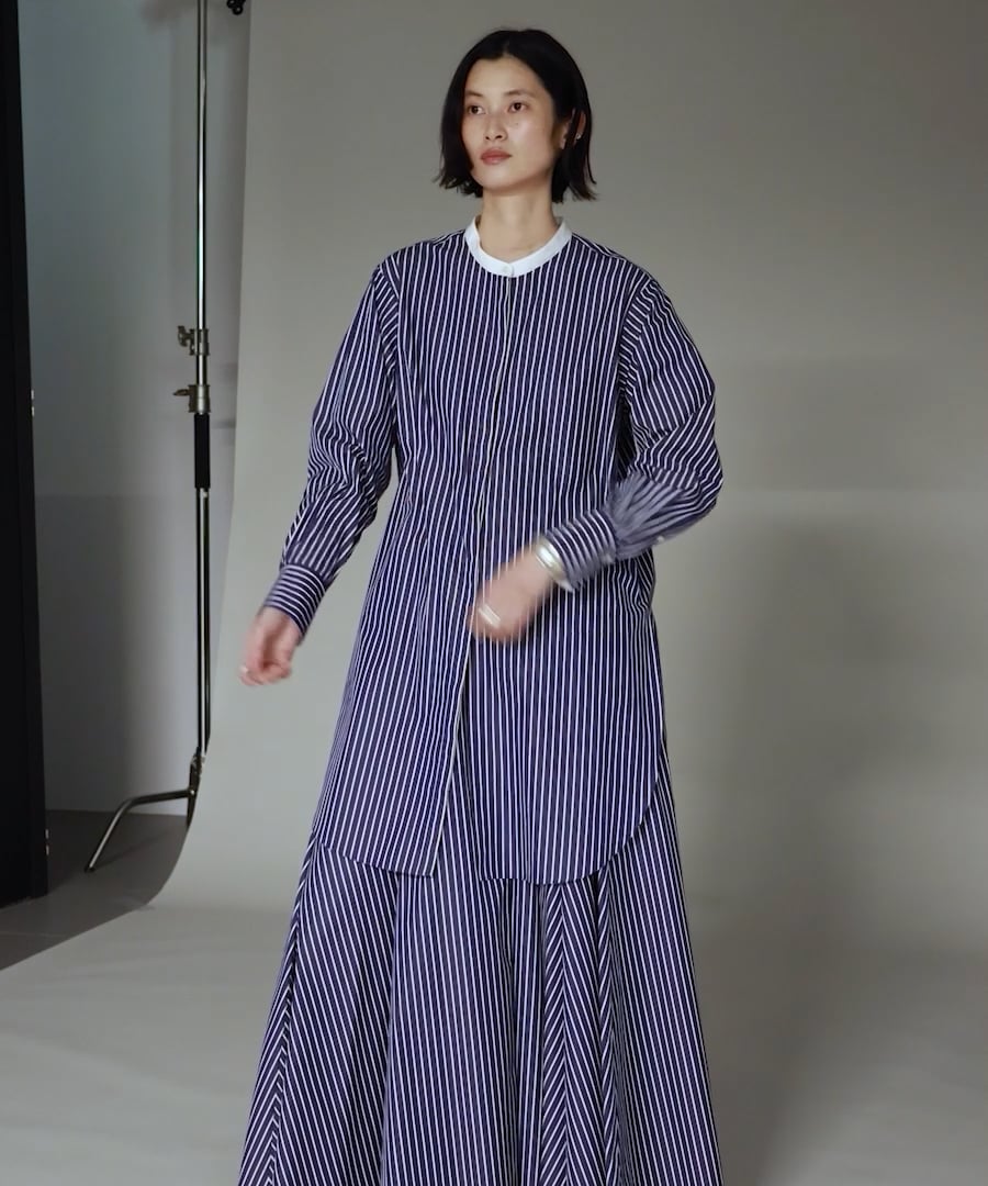 【Linen labo.さま】カレンソロジー　ビッグシャツ　ストライプ カレンソロジー 定番✨ &RCビッグシャツ ストライプ - メルカリ