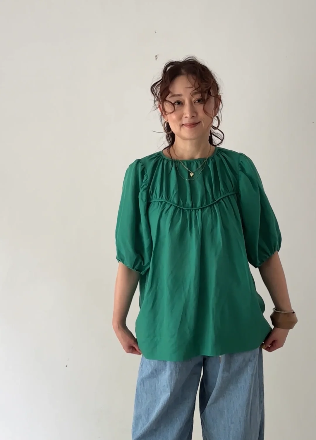 ヨークギャザープルオーバーブラウス | HUG O WaR ONLINE STORE