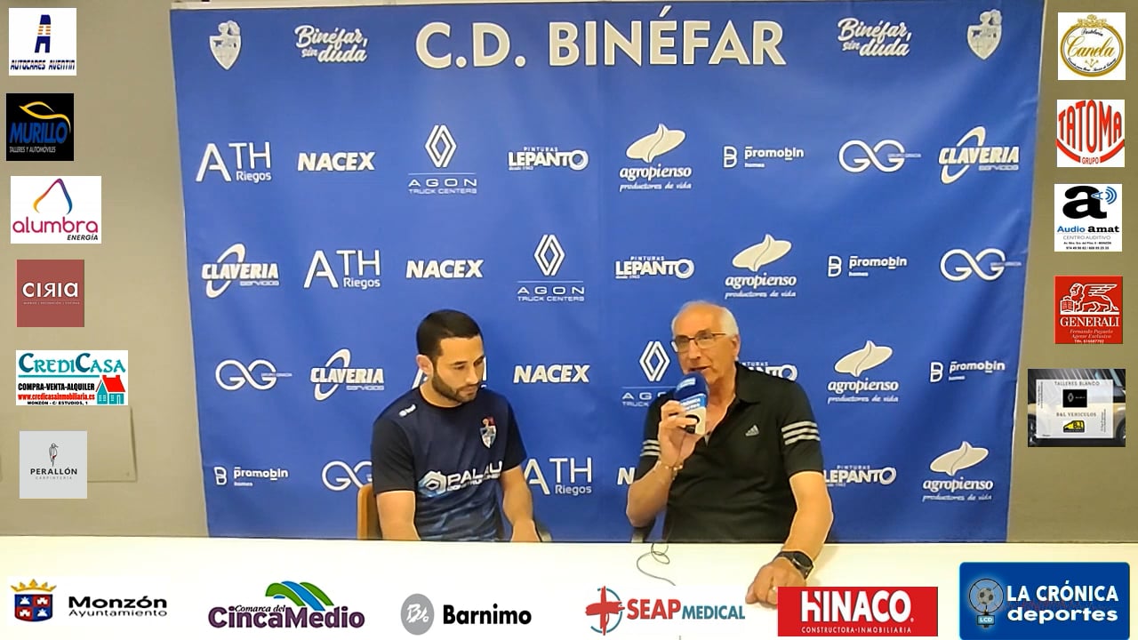 FINAL  PLAY OFF DE ASCENSO  A  2ª RFEF  IDA  BINEFAR-AT.MONZÓN  ALUMBRA   CHICHO  BARREDA  ( JUGADOR BINEFAR )