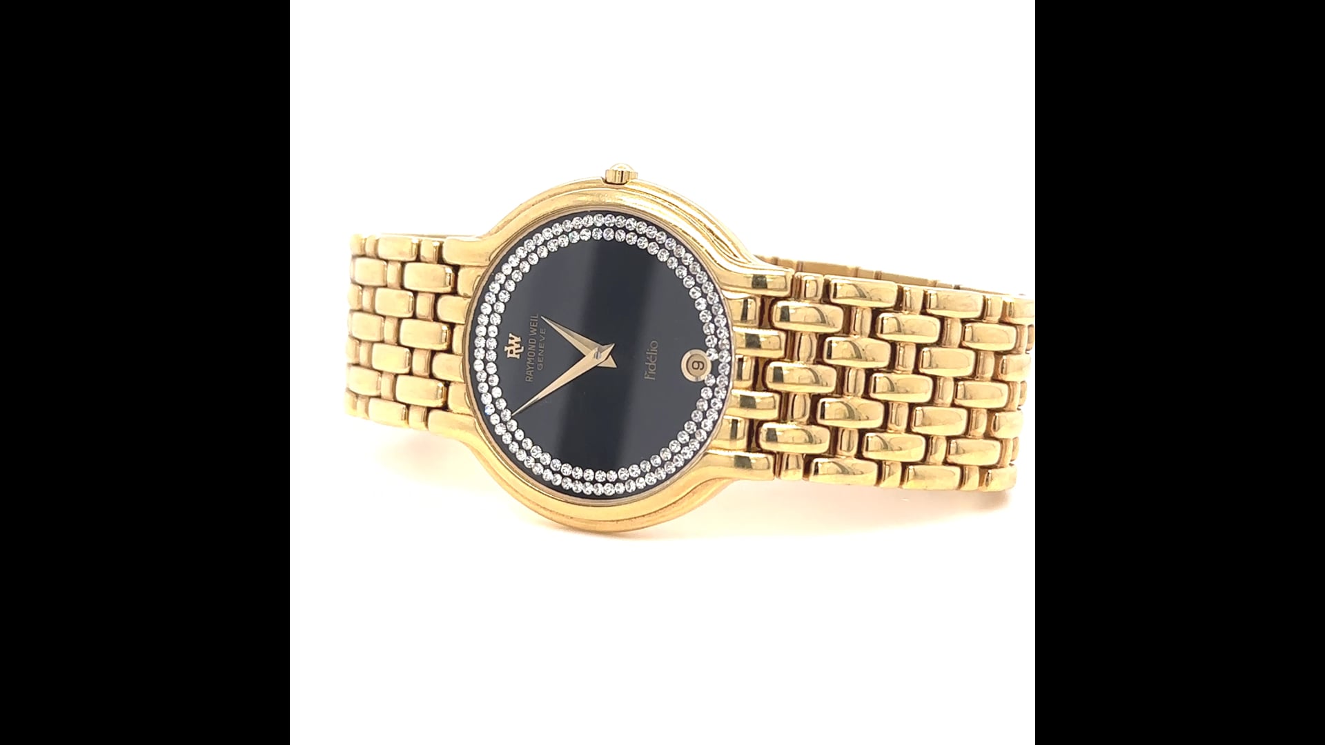 Raymond Weil Fidelio 18ct Gold Plated 4802 Ladies Quartz Watch at