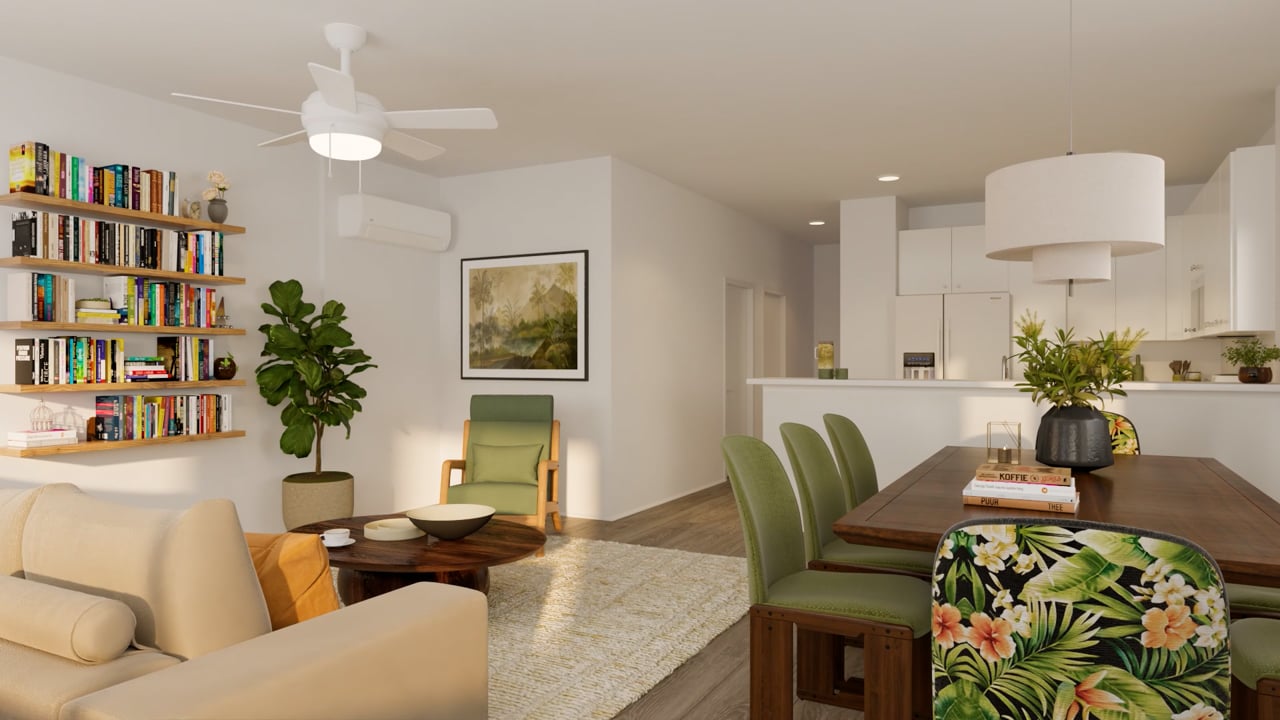 Single-family Interior, HI — DR Horton. Interior flythrough animation.