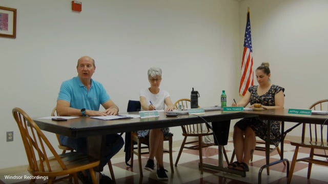 Windsor Select Board 5-28-2025