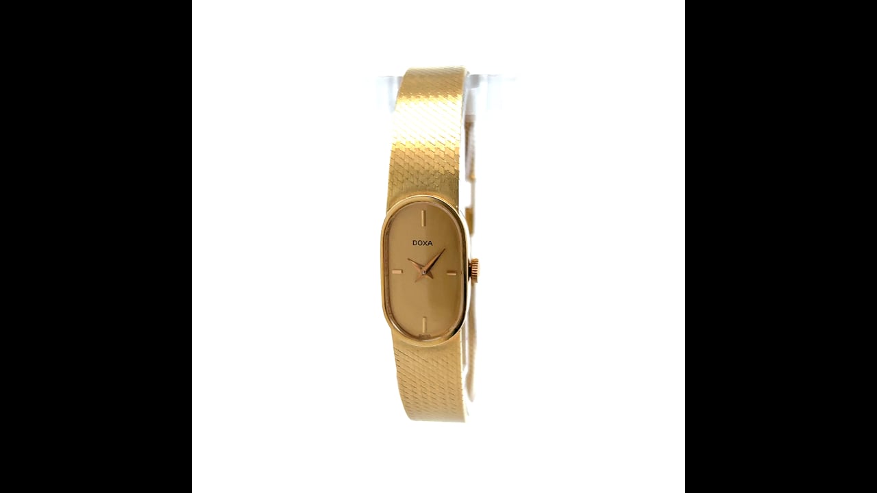 1980's Doxa Ladies Watch in 14k Yellow Gold – Filigree Jewelers