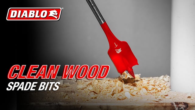 Diablo Clean Wood Spade Bits