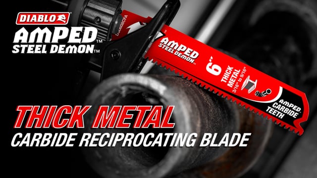 DS0608CFA | Reciprocating Blades | Thick Metal | AMPED™ Carbide
