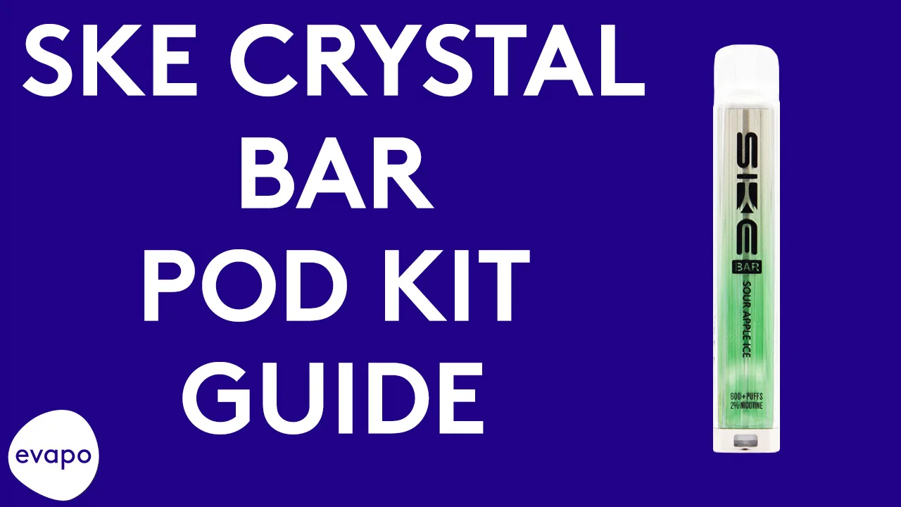 SKE Crystal Bar pod vape kit guide