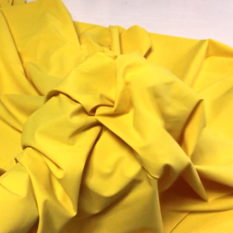 Vidéo: Tissu maillot de bain - Jaune