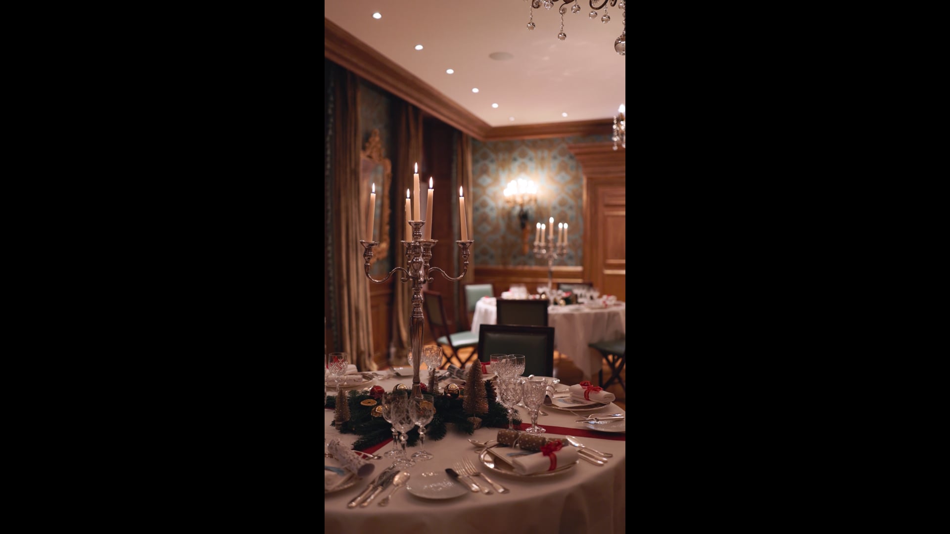 Event Styling Example – Festive Theme at Hotel D'Angleterre, Geneva