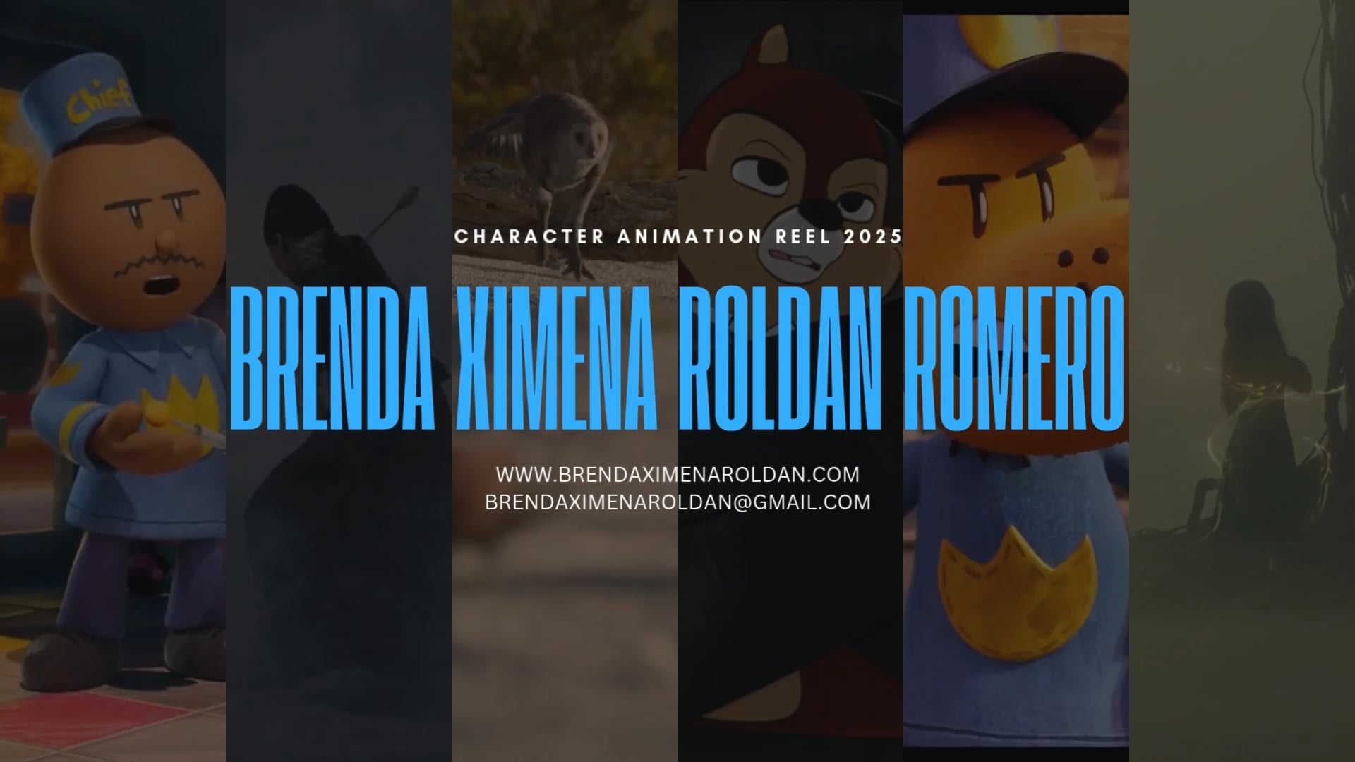 Character Animation Reel 2025 - Brenda Ximena Roldan Romero - May 2025