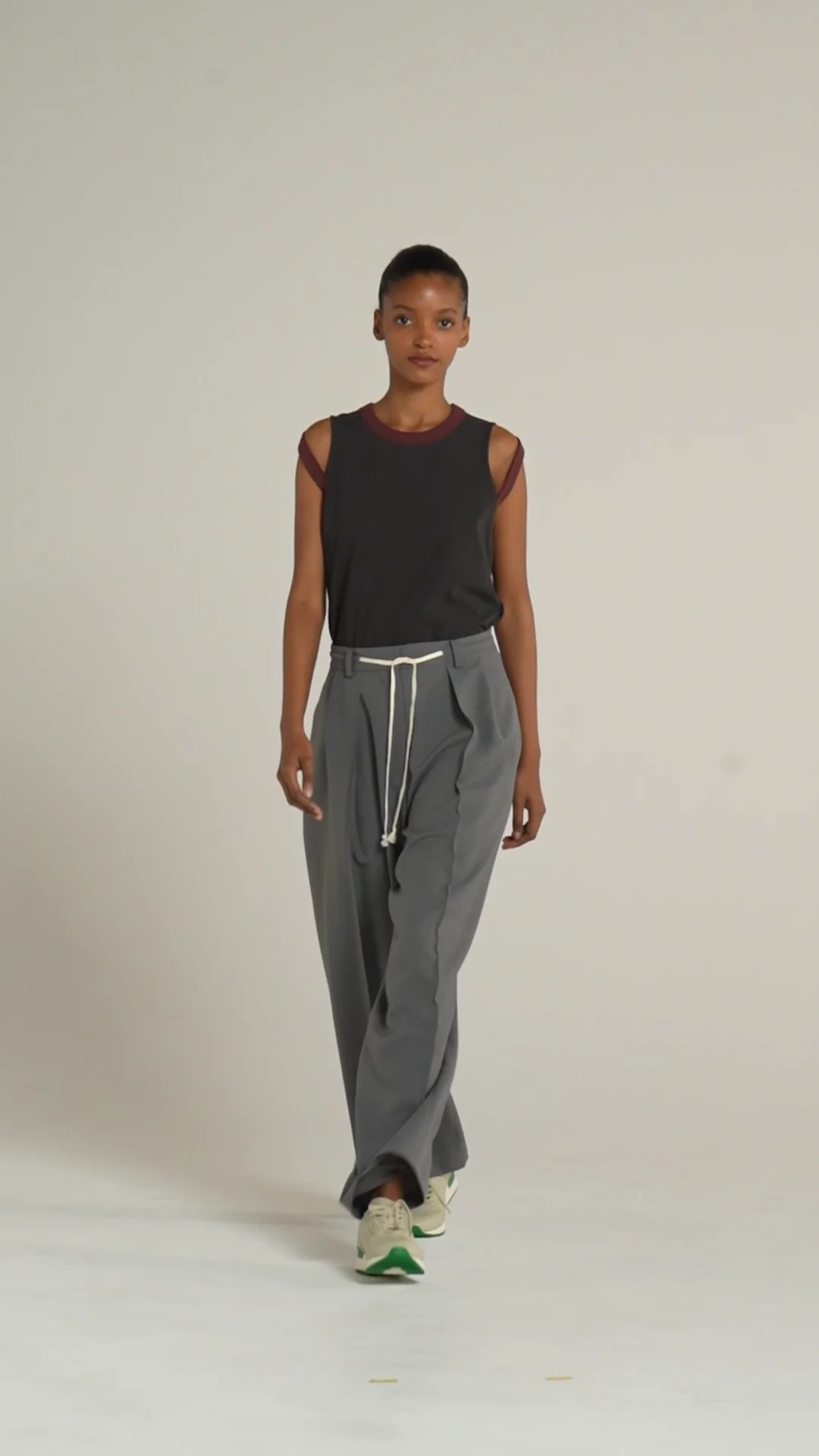 ☆韓国の人気【ONGO】☆basic pintuck pant.s☆ピンタックパンツ ピンタックパンツ[GRAY] | CINOH