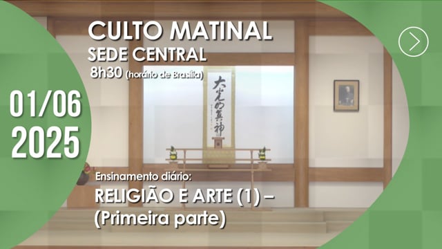 Capa do vídeo “Culto Matinal | Sede Central - 01/06/2025”