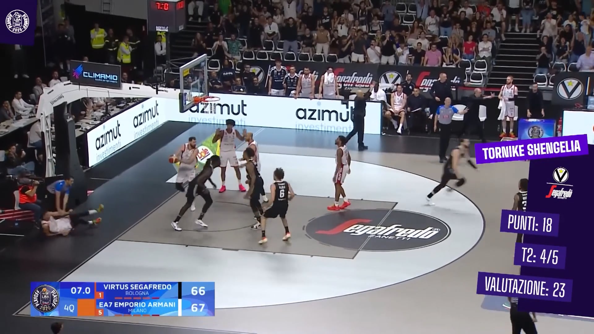 Basket, la Virtus batte in volata Milano