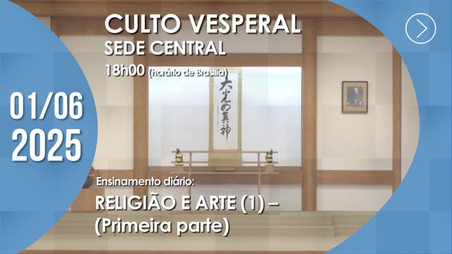 Capa do vídeo “Culto Vesperal | Sede Central - 01/06/2025”