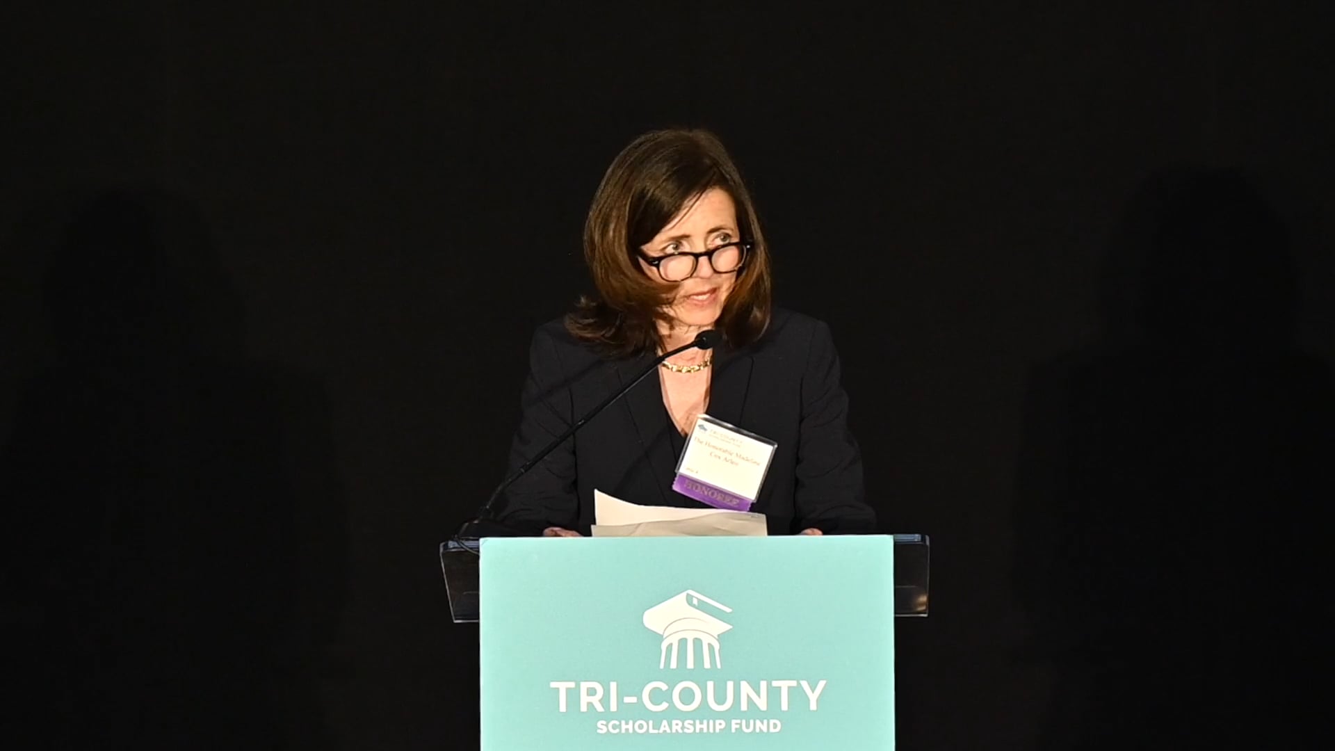 The Honorable Madeline Cox Arleo, Tri-County Scholarship Fund 2025 Trustees for Justice Honoree