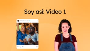 Soy así: Video 1