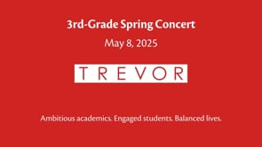 3rd-Grade Spring Concert 2025