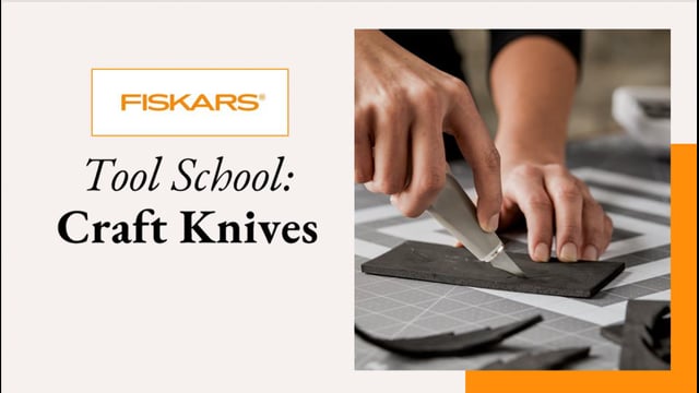Fiskars Tool School: Craft Knives Expert-Led Craft Tutorial On-Demand ...