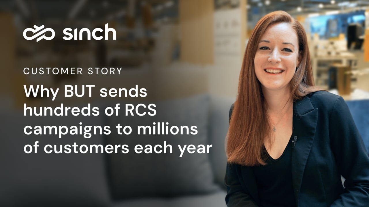 Why BUT sends millions of RCS messages with Sinch