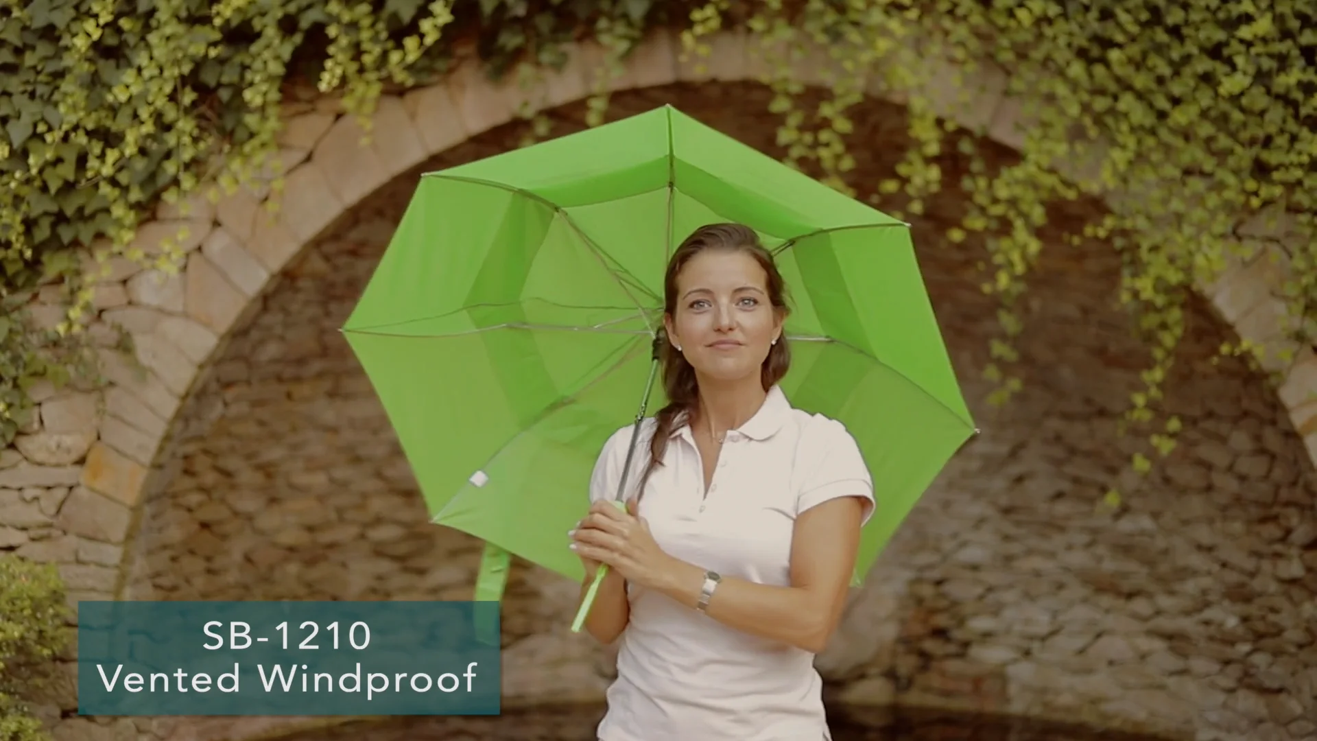 The Vented Windproof Folding Umbrella