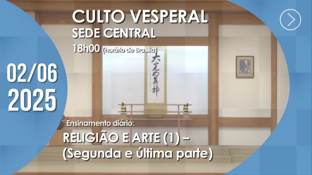 Capa do vídeo “Culto Vesperal | Sede Central - 02/06/2025”