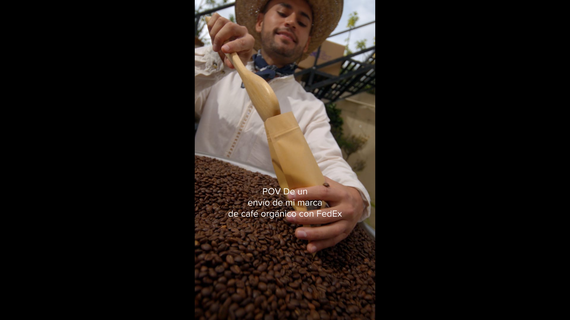 FedEx "Viviendo mi envío de café"