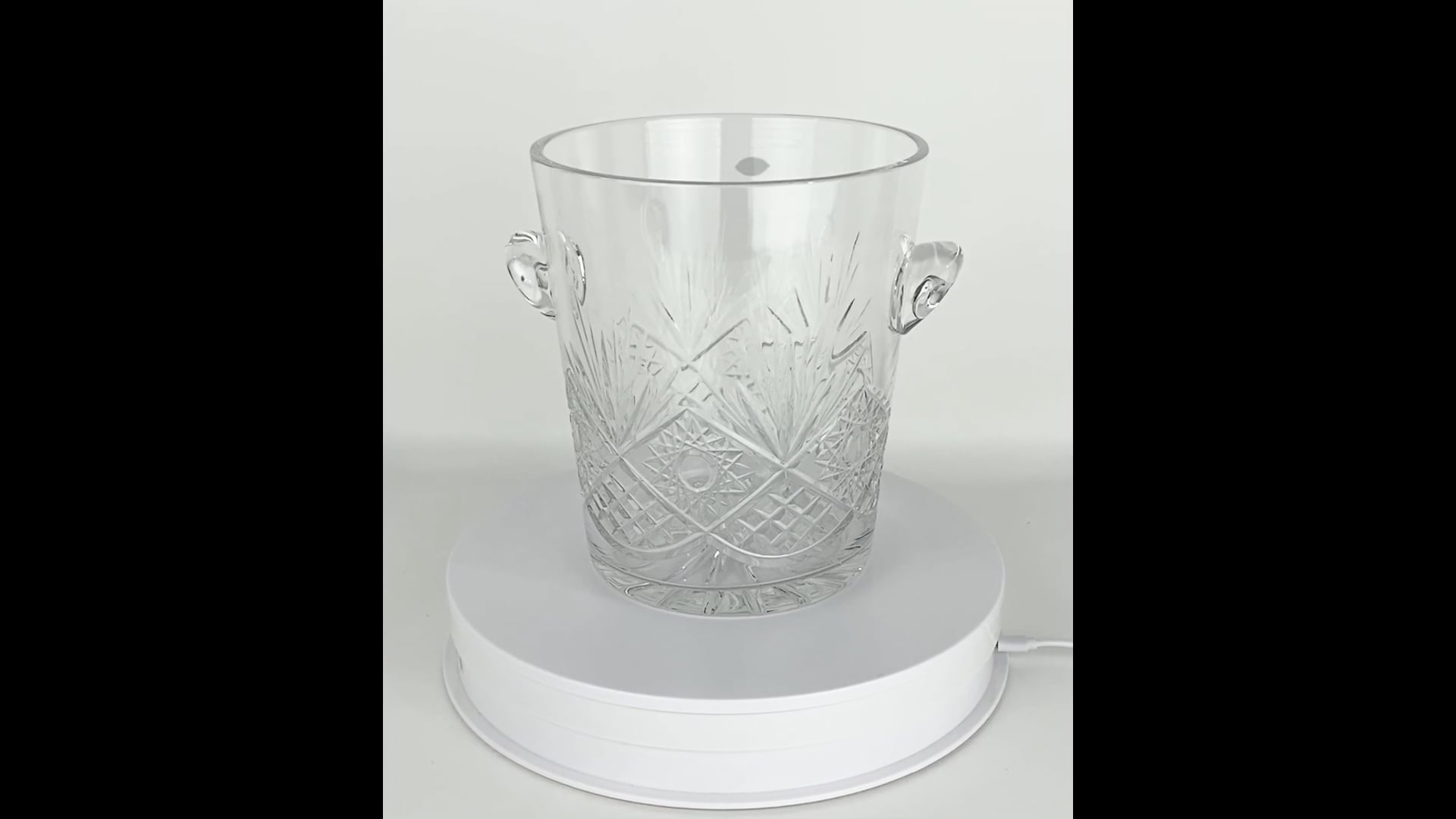 Seau à Glace NEUF signé Cristal d'Arques (France) - Arts de la table