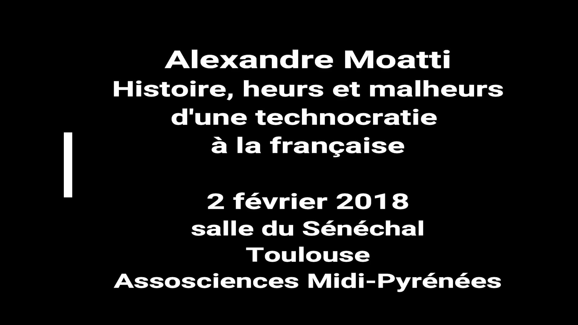 2 février 2018 Alexandre Moatti Histoire, heurs et malheurs d'une technocratie à la française