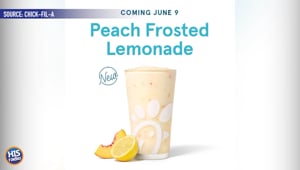 Chick Fil A's Peach Frosted Lemonade