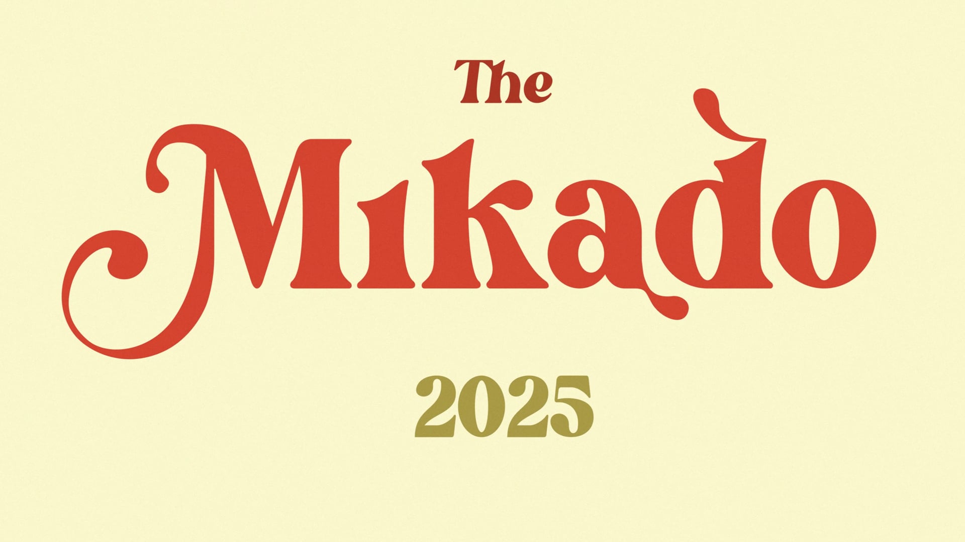 The Savoy Company Presents: The Mikado - 2025 Reveal Trailer