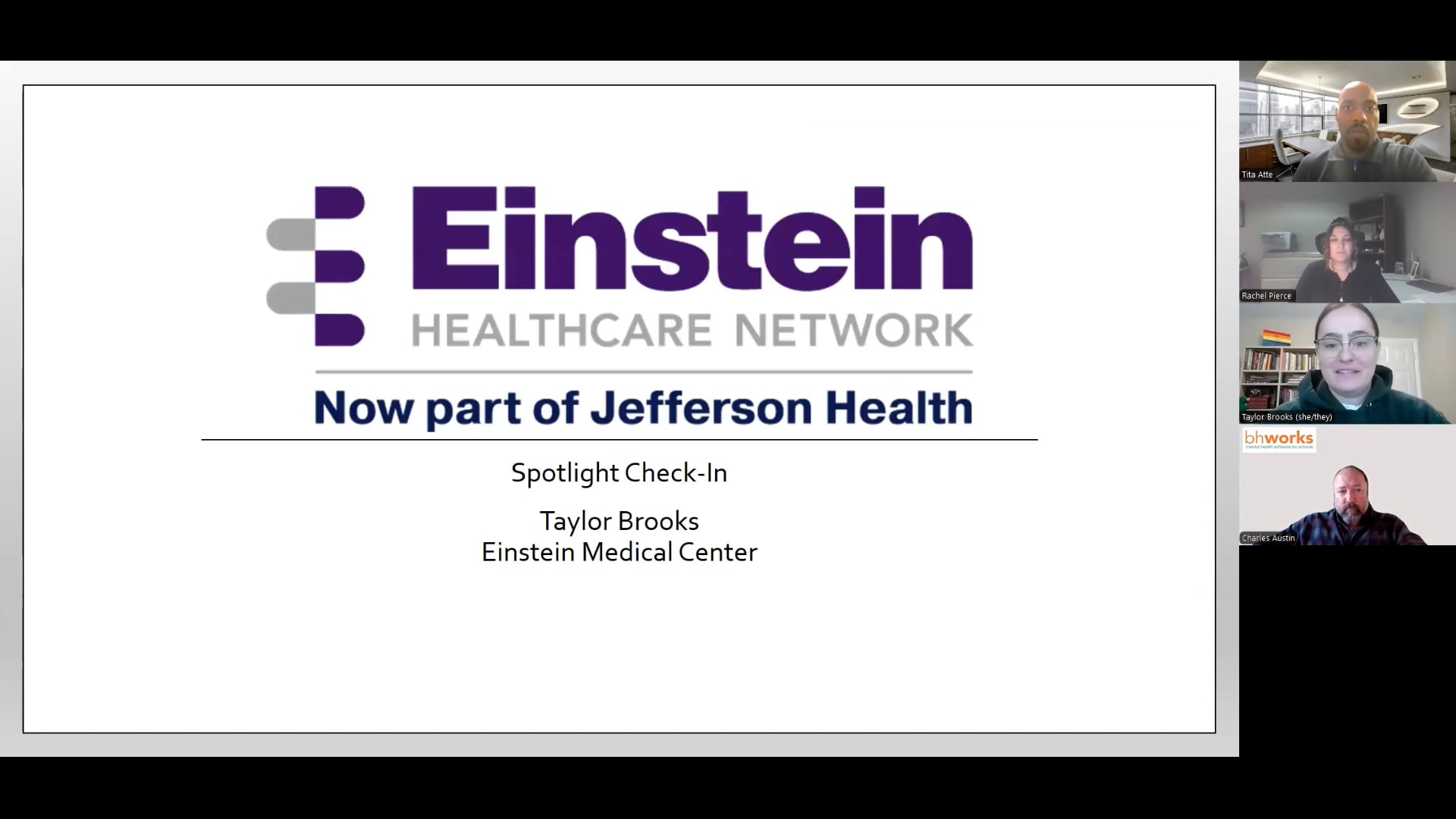 Einstein Healthcare Network (Spotlight Check-In)