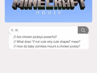 A MINECRAFT MOVIE - "Saw it on Youtube"