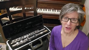 Assembling and Lining up the parts of the flute