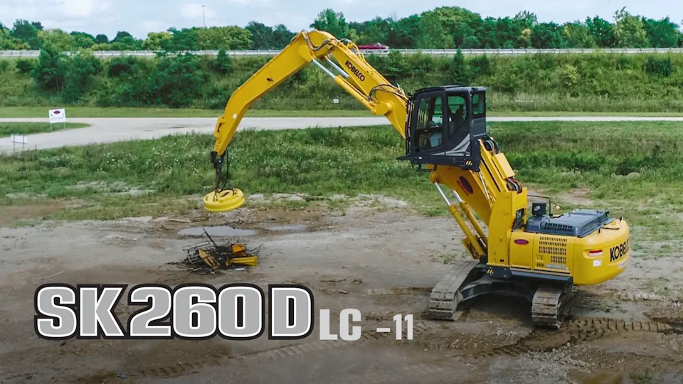 KOBELCO SK260DLC-11 showcase - Construction & Demolition Recycling
