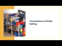 Module 1 Foundations of Retail Selling