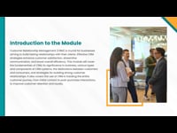 Module 01: Introduction to CRM