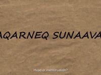 Aaqarneq - Menstruation
