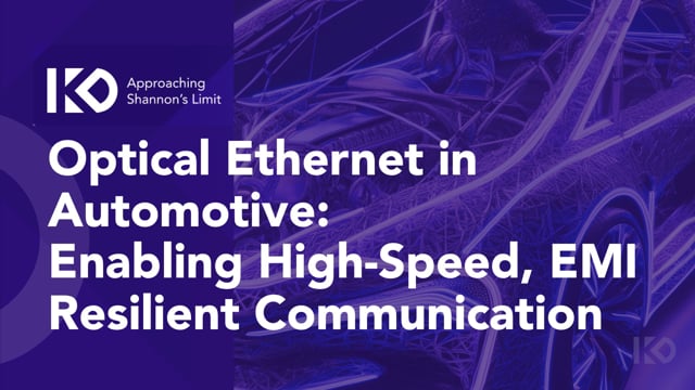 Optical Ethernet in automotive: enabling high-speed, EMI-resilient communication