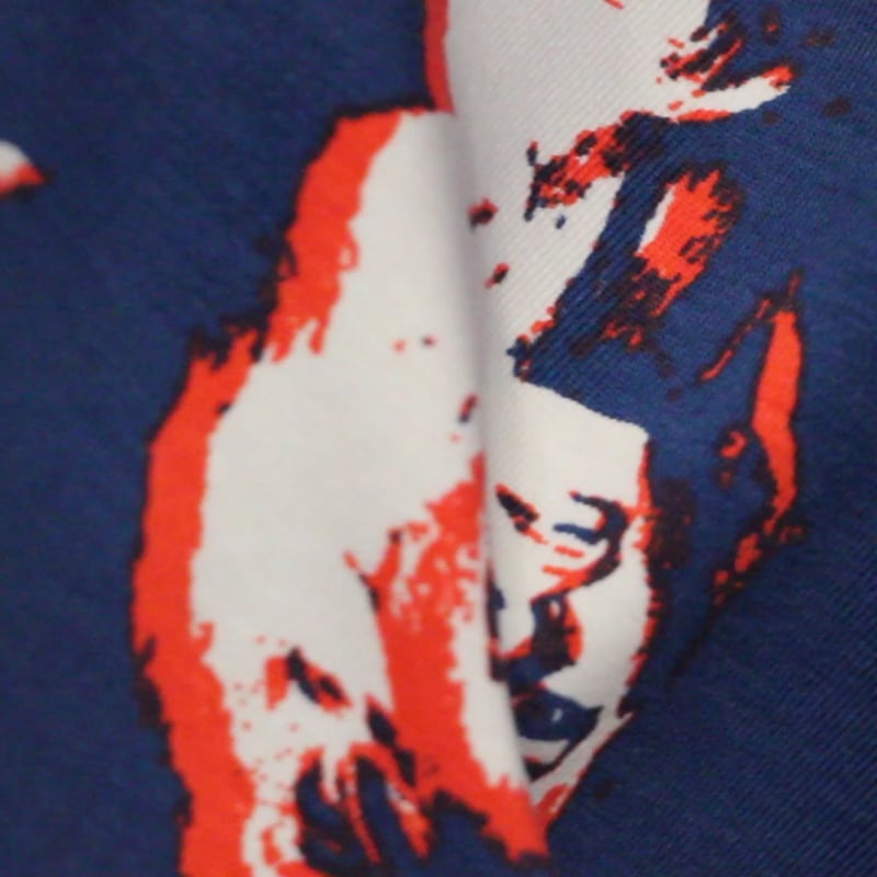 Vidéo: Jersey coton peigné & élasthanne - Icône graphique