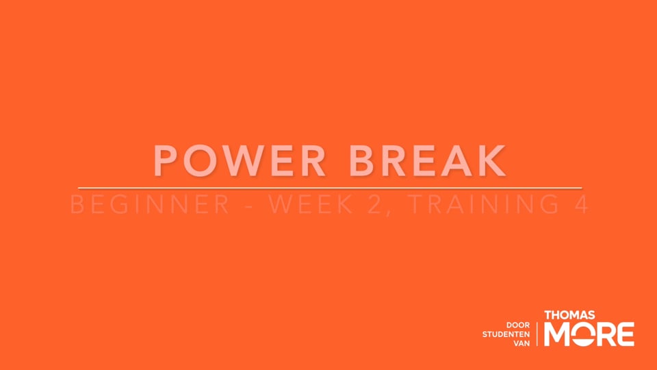 Beginner Week 2 Training 4 